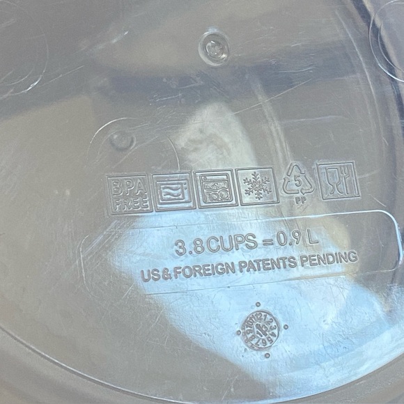 EUC Round Snapware  5 pieces - Picture 4 of 8